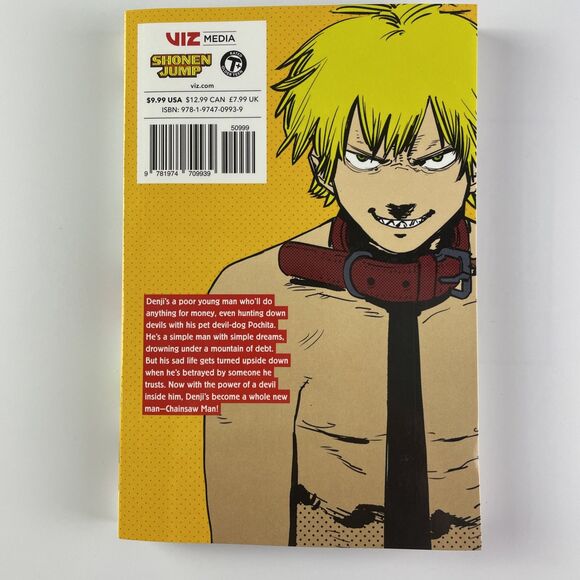 Chainsaw Man Manga Volumes 1-2 Tatsuki Fujimoto English Vol 1, 2 Action Horror - Picture 3 of 11